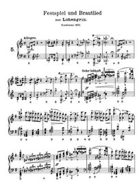 Festspiel und Brautlied aus Lohengrin - Franz Liszt